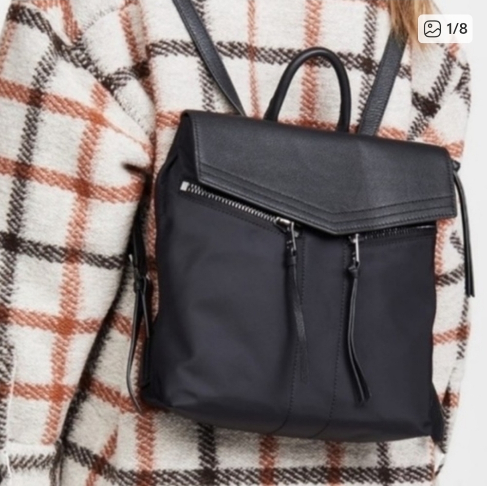 Botkier Adjustable Strap Black Backpack - image 1